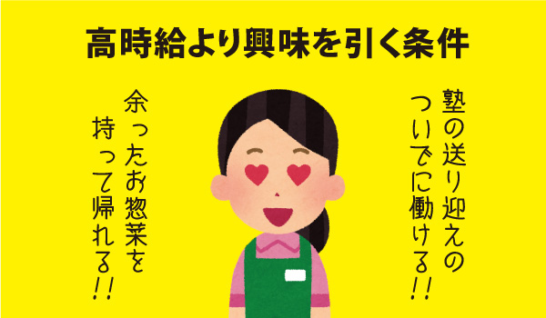 高時給より興味を引く条件