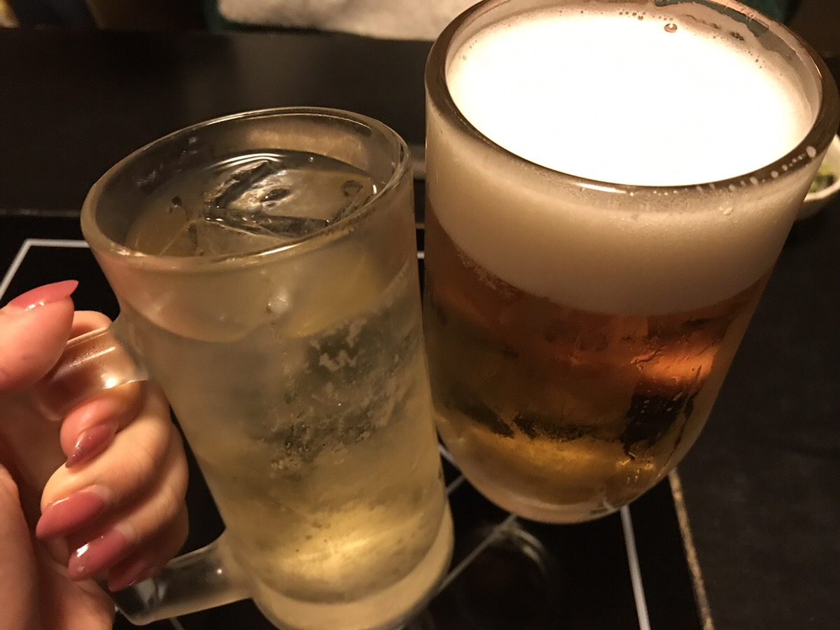 生ビール（中）／550円