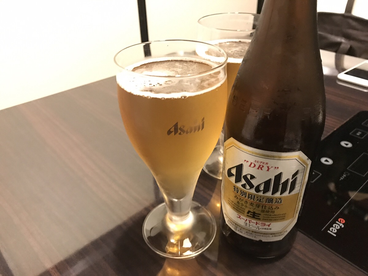 生ビール（中）／550円