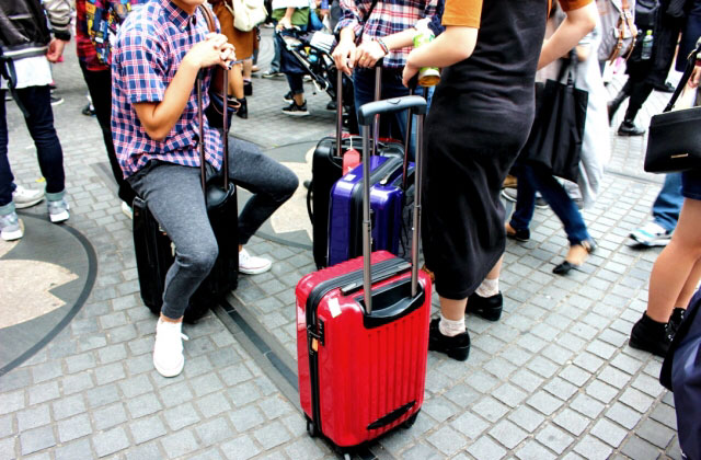 近年急増したアジア圏の外国人観光客